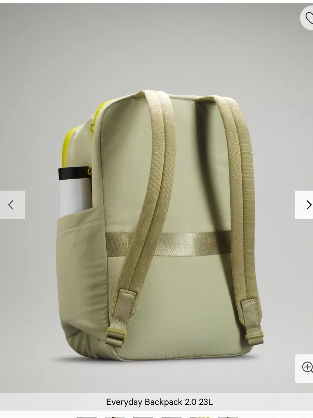 LULULEMON Green/Yellow Everyday Backpack 2.0 23L *DISCONTINUED* From 2